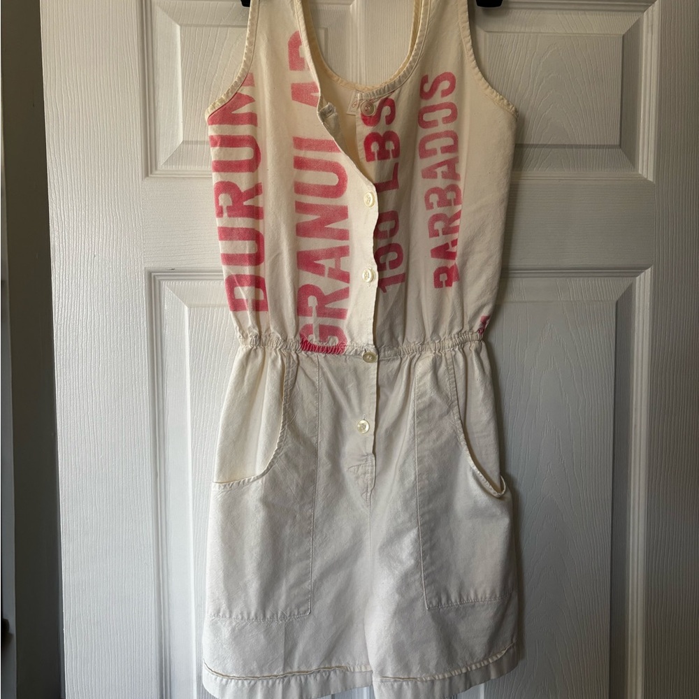 Handmade in Barbados Cotton Romper Summer